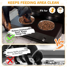 Load image into Gallery viewer, Dog Feeding Station Dog Food Storage Cabinet w/2 Raised Dog Bowls, Pull Out Elevated Dog Bowls for Water &amp; Feeding Supplies, Pet Toy Storage Organizer