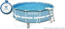 Load image into Gallery viewer, Intex piscine prism frame ronde tubulaire (ø)3,05 x (h)0,76m