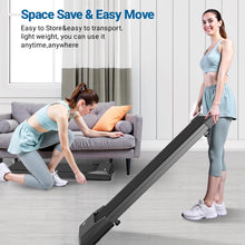 Load image into Gallery viewer, Walking Pad 2 in 1 Under Desk Treadmill, 2.5HP Low Noise Walking Pad Running Jogging Machine with Remote Control for Home Office, Lightweight Portable Desk Treadmill Installation Free
