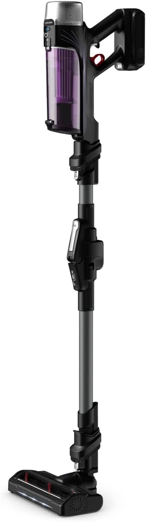 Rowenta X-Force Flex 9.60 Allergie Aspirateur balai sans fil,Filtration Anti-Allergnes,Puissant 100AW,Ultra Lger,Autonomie 45min RH2038WO,Noir / Violet