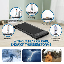 Load image into Gallery viewer, Walking Pad 2 in 1 Under Desk Treadmill, 2.5HP Low Noise Walking Pad Running Jogging Machine with Remote Control for Home Office, Lightweight Portable Desk Treadmill Installation Free