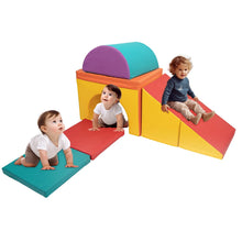 Load image into Gallery viewer, KORIMEFA 5 PCS Kids Climbing Toys for Toddlers 1 - 3, Lightweight Couch Kids for Crawling Sliding, Soft Play Equipment Foam Climber Blocks, Indoor Climb and Crawl Activity Playset
