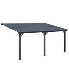 Load image into Gallery viewer, AECOJOY 16x10 Outdoor Hardtop Gazebo Adjustable Height (6.5-9.8Ft) Pergola for Patio