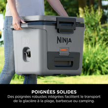 Load image into Gallery viewer, Ninja FrostVault Hard Cooler Glacière de Haute qualité, Conserve la Glace Jusqu' Jours, tiroir Rangement Sec intégré à température de réfrigérateur