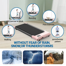 Load image into Gallery viewer, Walking Pad 2 in 1 Under Desk Treadmill, 2.5HP Low Noise Walking Pad Running Jogging Machine with Remote Control for Home Office, Lightweight Portable Desk Treadmill Installation Free