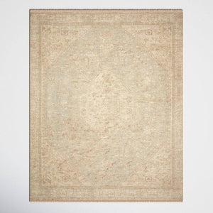 Amanda Oriental Hand-Woven Flatweave Ocean/Ivory Indoor Use Only Area Rug Joss & Main Rug Size: Rectangle 5' x 7'6