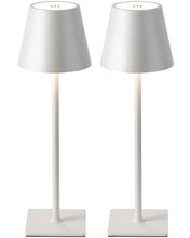 Load image into Gallery viewer, KDG 2 Pack Cordless Table Lamp, Portable LED Desk Lamp, 5000mAh Battery Operated, 3 Color Stepless Dimming Up, for Restaurant/Be