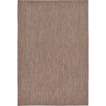 Load image into Gallery viewer, Unique Loom Outdoor Solid Area Rug - 6' x 9' Light Brown