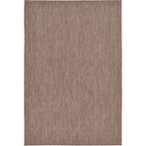 Unique Loom Outdoor Solid Area Rug - 6' x 9' Light Brown