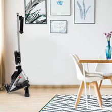 Load image into Gallery viewer, Rameur Magnétique Pliable 8 Niveaux de Résistance Écran LCD Numérique Poids Supporté de 100 KG pour Maison et Bureau -