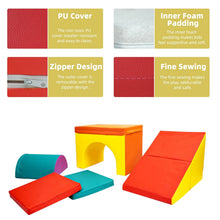 Load image into Gallery viewer, KORIMEFA 5 PCS Kids Climbing Toys for Toddlers 1 - 3, Lightweight Couch Kids for Crawling Sliding, Soft Play Equipment Foam Climber Blocks, Indoor Climb and Crawl Activity Playset