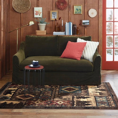 Home Dynamix Buffalo Bear Rustic Area Rug - 7'10