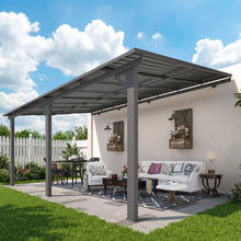 Load image into Gallery viewer, AECOJOY 16x10 Outdoor Hardtop Gazebo Adjustable Height (6.5-9.8Ft) Pergola for Patio