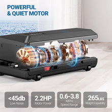 Load image into Gallery viewer, Walking Pad 2 in 1 Under Desk Treadmill, 2.5HP Low Noise Walking Pad Running Jogging Machine with Remote Control for Home Office, Lightweight Portable Desk Treadmill Installation Free