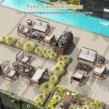 Load image into Gallery viewer, Tangkula 5 Pieces Wicker Patio Conversation Furniture Set