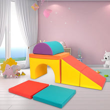 Load image into Gallery viewer, KORIMEFA 5 PCS Kids Climbing Toys for Toddlers 1 - 3, Lightweight Couch Kids for Crawling Sliding, Soft Play Equipment Foam Climber Blocks, Indoor Climb and Crawl Activity Playset