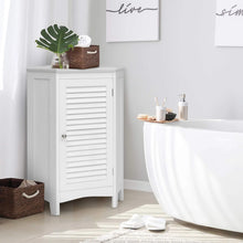 Load image into Gallery viewer, Tangkula Corner Bathroom Cabinet with Single Shutter Door