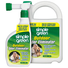 Load image into Gallery viewer, Simple Green Outdoor Odor Eliminator for Pets Dogs Ideal for Artificial Grass &amp; Patio (32 oz Hose End Sprayer &amp; 1 Gallon Refill)